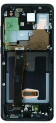 GH82-22327A Samsung Galaxy S20 Ultra / S20 Ultra 5G OEM OLED kijelző érintővel Fekete kerettel előlap (GH82-22327A)