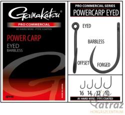 Gamakatsu Powercarp Eyed A1 PTFE Barbless Méret: 10 - Gamakatsu Szakáll Nélküli Feeder Horog (185245-1000)