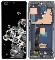 GH82-26032A Samsung Galaxy S20 Ultra / S20 Ultra 5G OLED kijelző érintővel fekete kerettel előlap (GH82-26032A)