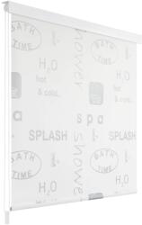Roletă perdea de duș 100x240 cm imprimeu splash (142872)