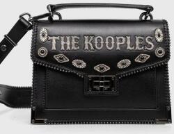 The Kooples bőr táska fekete, AFSEMILYS89 - fekete Univerzális méret