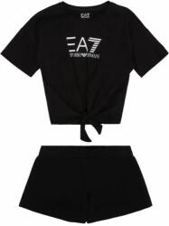EA7 Gyerek melegítő EA7 Girl Jersey Tracksuit - black