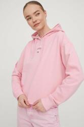 Tommy Hilfiger felső rózsaszín, női, nyomott mintás, kapucnis - rózsaszín L - answear - 26 990 Ft
