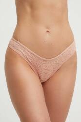 Calvin Klein Underwear bugyi rózsaszín - bézs S