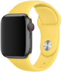 iKi Apple Watch 46mm / 45mm / 44mm / Ultra 49mm Sport szilikon szíj - sárga