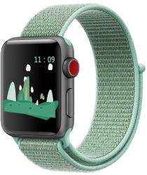 iKi Apple Watch 42mm / 41mm / 40mm Sportpánt tépőzáras szíj - menta