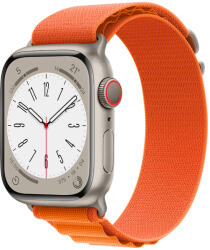 Utángyártott iKi Apple Watch 41mm / 40mm / 38mm Alpesi szövet szíj - narancssárga