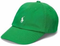 Ralph Lauren gyerek pamut baseball sapka zöld, sima - zöld 92-104