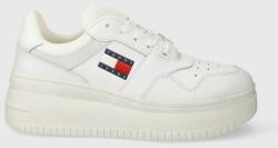 Tommy Hilfiger sportcipő TJW RETRO BASKET FLATFORM ESS fehér, EN0EN02506 - fehér Női 38