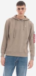 Alpha Industries felső X-Fit Hoody 158321 679 barna, férfi, sima, kapucnis - barna L