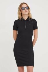 Lacoste ruha fekete, mini, testhezálló - fekete 40