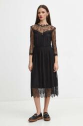 MEDICINE ruha fekete, midi, harang alakú - fekete XS - answear - 12 490 Ft