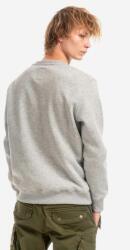 Alpha Industries felső Basic Sweater Small Logo szürke, férfi, nyomott mintás - szürke M