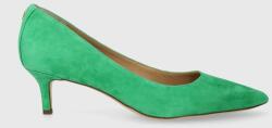 Lauren Ralph Lauren velúr magassarkú cipő Adrienne zöld, 802755524007, 802940580001 - zöld Női 40