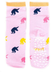 Yo! ABS csúszásgátlós zokni 20/22 - rózsaszín/színes minták - babyshopkaposvar