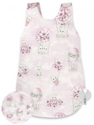 Baby Shop hálózsák 0-6 hó - rózsaszín virágos nyuszi - babyshopkaposvar