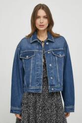 Pepe Jeans farmerdzseki női, sötétkék, átmeneti, oversize - sötétkék L