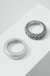 AllSaints gyűrű 2 db - ezüst M