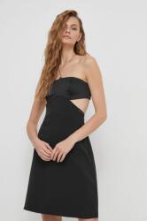 Calvin Klein ruha fekete, mini, harang alakú - fekete S - answear - 39 990 Ft