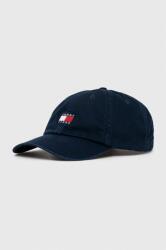 Tommy Jeans pamut baseball sapka sötétkék, nyomott mintás - sötétkék Univerzális méret
