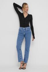 Calvin Klein Jeans farmer női, magas derekú - kék 28/30 - answear - 29 990 Ft