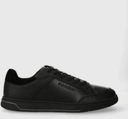 Calvin Klein bőr sportcipő LOW TOP LACE UP LTH fekete, HM0HM01455 - fekete Férfi 42