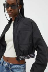 Tommy Jeans rövid kabát női, fekete, átmeneti - fekete S - answear - 62 990 Ft