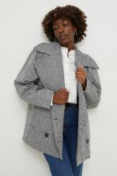 Answear Lab rövid kabát női, szürke, átmeneti - szürke S - answear - 39 990 Ft
