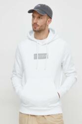 Calvin Klein pamut melegítőfelső fehér, férfi, nyomott mintás, kapucnis - fehér L - answear - 40 990 Ft