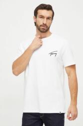 Tommy Jeans pamut póló fehér, férfi, nyomott mintás - fehér S - answear - 13 990 Ft