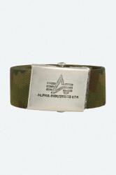 Alpha Industries öv Heavy Duty Belt zöld - zöld Univerzális méret