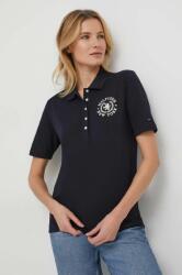 Tommy Hilfiger poló női, sötétkék - sötétkék XS - answear - 33 990 Ft