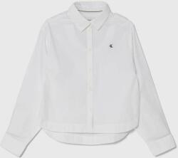 Calvin Klein Jeans gyerek ing pamutból fehér - fehér 140 - answear - 26 990 Ft