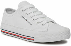 Tommy Hilfiger Tornacipő Tommy Hilfiger Low Cut Lace-Up Sneaker T3A9-33185-1687 S White 100 37