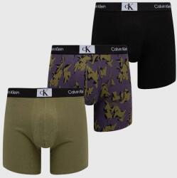Calvin Klein Underwear boxeralsó 3 db zöld, férfi - zöld L - answear - 15 990 Ft
