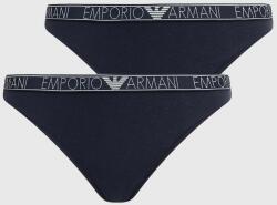 Emporio Armani Underwear tanga 2 db sötétkék - sötétkék XS - answear - 12 990 Ft