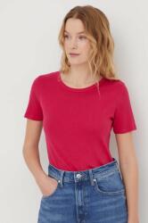 United Colors of Benetton pamut póló női, rózsaszín - rózsaszín XL - answear - 6 690 Ft