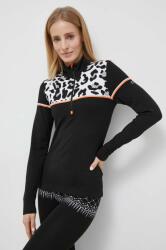 Newland sportos pulóver Sibilla fekete, nyomott mintás - fekete S - answear - 47 090 Ft