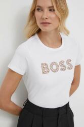 Boss t-shirt női, fehér - fehér S - answear - 32 990 Ft