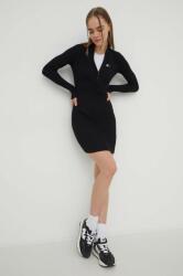 Tommy Hilfiger ruha fekete, mini, testhezálló - fekete L - answear - 38 990 Ft