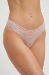 Calvin Klein Underwear bugyi bézs - rózsaszín L