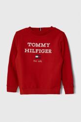 Tommy Hilfiger gyerek felső piros, nyomott mintás - piros 110