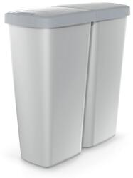 Prosperplast Szemetes DUO szürke, 50 l, szürke