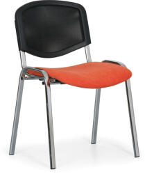  Viva Mesh konferencia szék - króm lábak, narancssárga / fekete