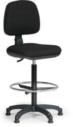 Kovo Praktik Milano emelt munkaszék lábtámasz, fekete