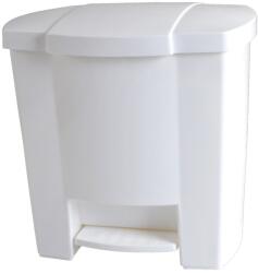 Merida Lábpedállal nyitható szemetes 28 l, fehér