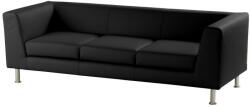 Antares Notre Dame 103 kanapé, háromüléses, fekete / ezüst