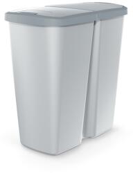 Prosperplast Szemetes DUO szürke, 45 l, szürke