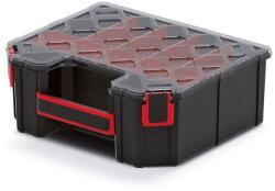  Táskarendező 28, 4 x 24, 3 x 10, 5 cm, kombinált, fekete