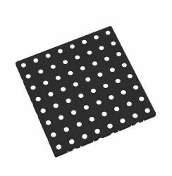 FLOMAT AvaTile székpárna 158 x 128 x 1, 6 cm, fekete